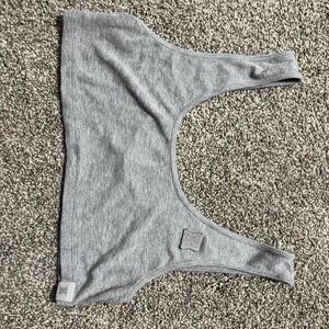 Savage X Fenty Gray Sleepwear Bra Crop Top